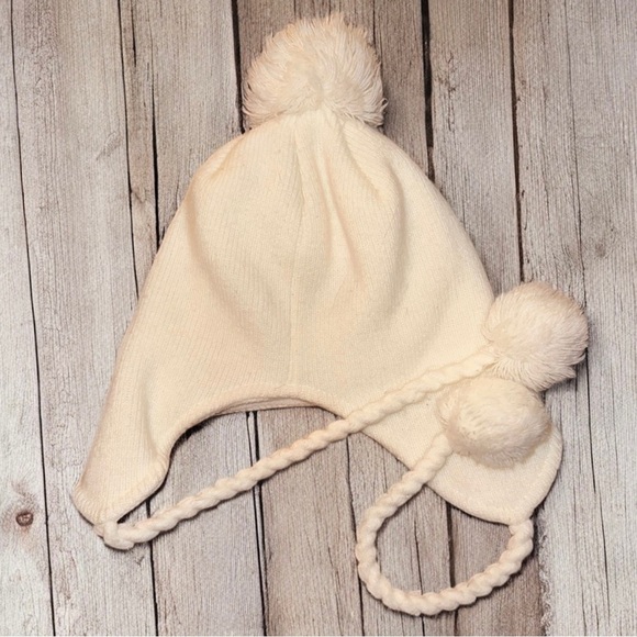 Playboy Women’s White with Black Logo Bunny Winter Hat Beanie - Picture 2 of 5